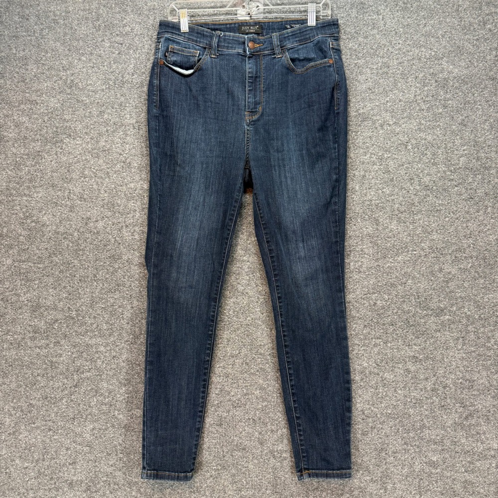 Judy Blue Skinny Jeans Women 13/31 Dark Wash High Rise Stretch Denim Casual Slim